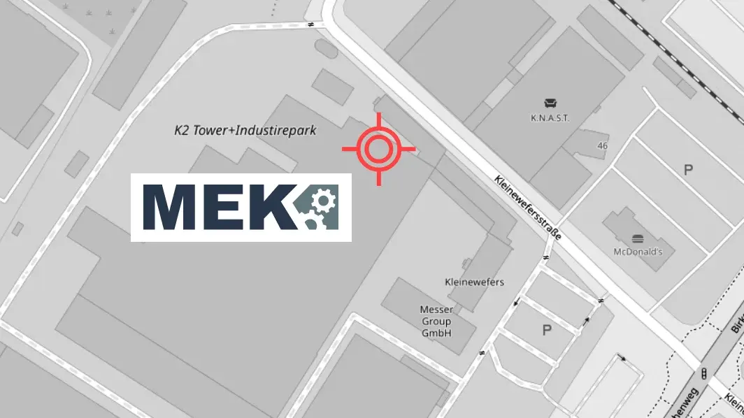 Lageplan MEK GmbH Krefeld